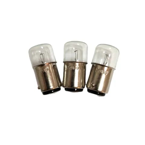 T16X35mm BA15D Double Contact Tubular Miniature Incandescent Bulb 24V5W Auto Indicator Bulb