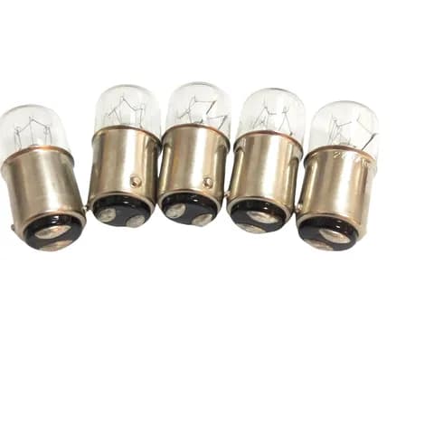 T16x35mm BA15S Double Contact Base Tubular Incandescent Bulb 24V5W Car Light Bulb Equipment Indicator Bulb