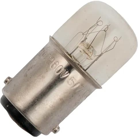 T16x35mm E14 Spiral Base Tubular Incandescent Bulb 130V15W Equipment Indicator Bulb