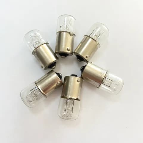 T16x3mm BA15S Miniature Tubular Bulb 130V 5W/130V 10W for Electrical Equipment Signal Indicator Bulbs and Marine Lamps
