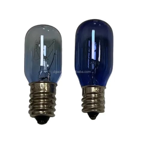 T18 T20 E12 Tubular Indicator Bulb 110V 10W Blue Incandescent Bulb