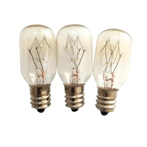 T20X48 E14 E12 Tubular Incandescent Bulb 110V 20W, 130V 15W Sewing Machine Bulb Salt Lamp