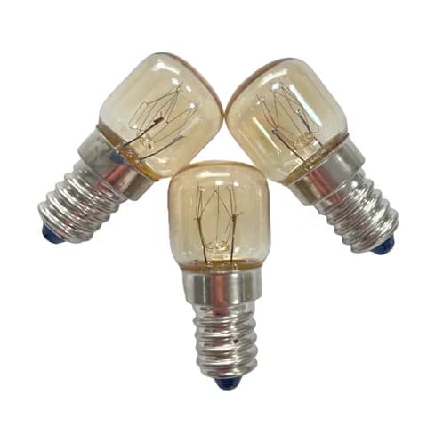 T22 T25 E14 Base Incandescent Bulb 220-240V 15W 25W High Temperature Resistant Oven Bulb Salt Lamp