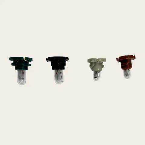 T3 T4 T5 Car air Conditioning Adjustment Bulb 14V1.4W NW-4BW Plastic Base Instrument Indicator Bulb