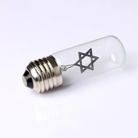 T30 Cross Light Bulb Base E27B22 Filament Fire Glow Bulbs Tubular Candlestick Lamp Decoration Lighting Bulb