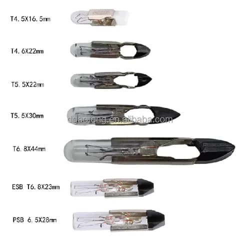 T5.5*22mm 790837 Marine Indicator Light Bulb Signal Indicator Light Bulb 30V40mA,24V50mA,36V40mA