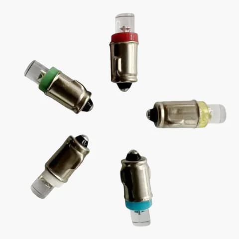 T6.5x22mm BA7S LED DC12V Warm White Light for Car Dashboard Indicator Bulb