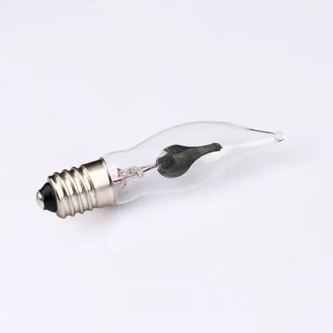 Led Tail Lights C18 Fire Flame Lamp Bulb E10S/E12/E14 Base Candlestick Lamp Bulb Christmas Decoration Supplies
