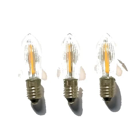 E10 C6 Bridge Light 14-55V 0.2W LED Filament Kleinschaftkerzen Christmas Candle Bridge Light Bulb