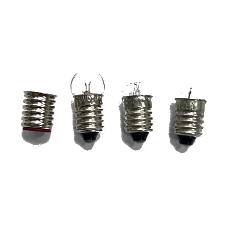 E10 Spiral Base Physics Teaching Experiment Light Bulb 2.5V0.3A, 3.8V0.3A Marine Light Bulb