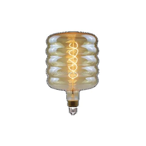 European Hot Selling Retro Decorative Big Size Special Shape Filament Bulb