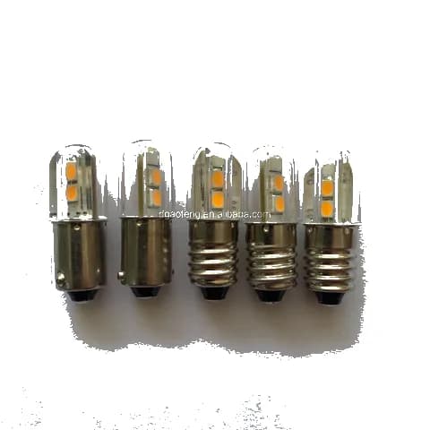 T10 BA9S 6V2W LED SMD High Brightness Signal Indicator Bulb