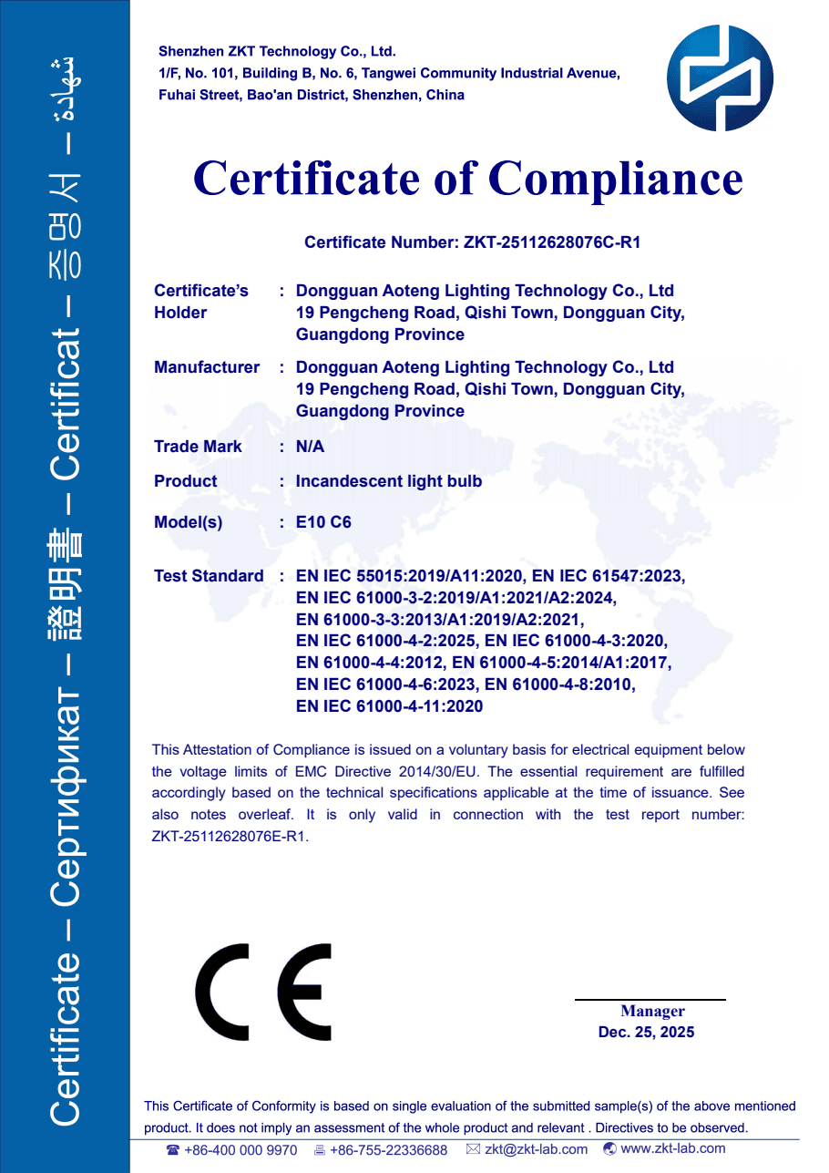 CE — EMC Directive 2014/30/EU